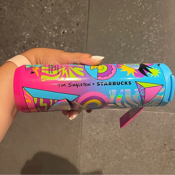 Tim Singleton + Starbucks Pride 2023 Vacuum Insulated Tumbler - Picture 4 of 8